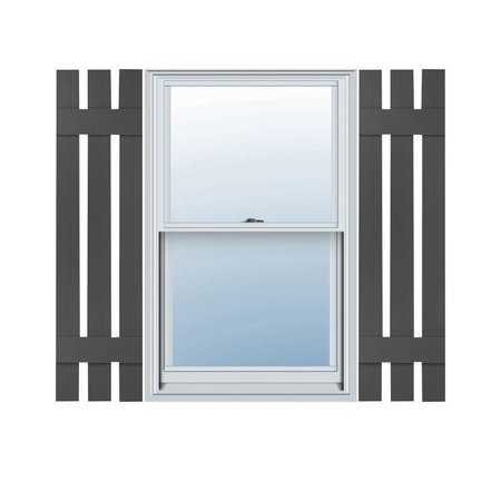 Builders Edge, Standard Three Board Spaced, Board-n-Batten Shutters, 70120043018